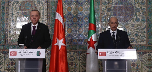 Cumhurbaşkanı Erdoğan’dan Cezayir’de vize açıklaması
