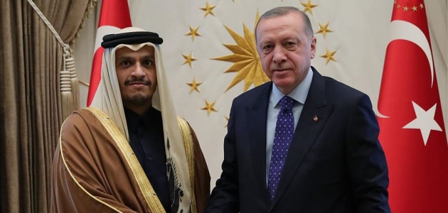 Erdoğan Katar Başbakan Yardımcısı Al Sani’yi kabul etti