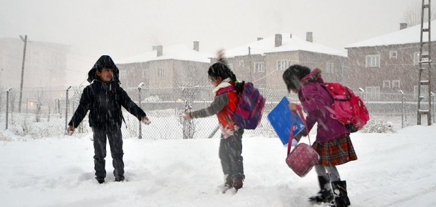 Konya’nın iki ilçesinde eğitime kar tatili