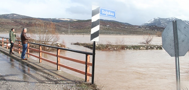 Konya’da etkili olan yağış nedeniyle ekili alanlar su altında kaldı