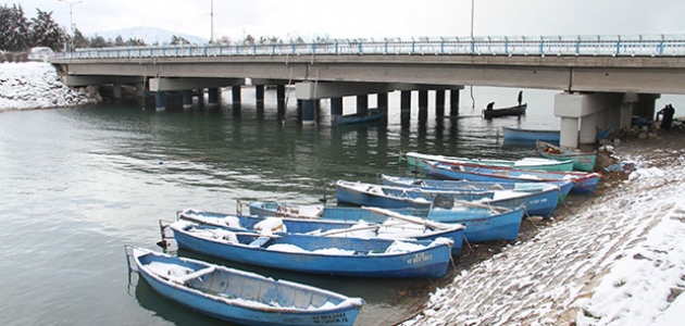 Beyşehir’de soğuk hava balıkçıları ve göl kuşlarını olumsuz etkiliyor
