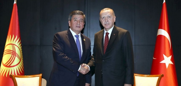 Erdoğan Kırgız mevkidaşı Ceenbekov ile telefonda görüştü