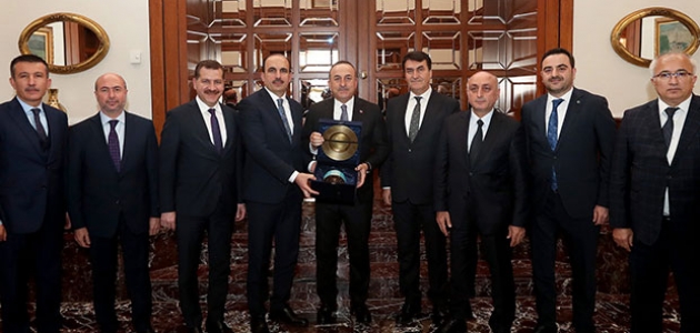 Başkan Altay’dan Bakan Çavuşoğlu’na ziyaret