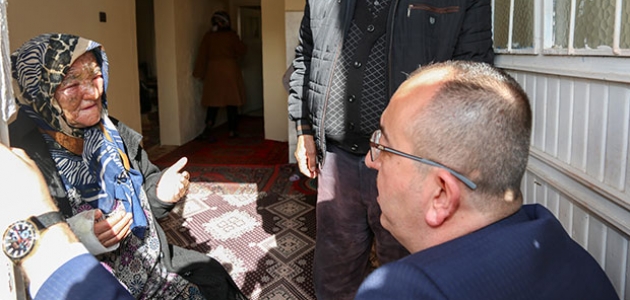 Başkan Kavuş’tan acılı anneye taziye ve destek ziyareti