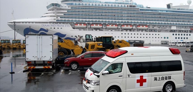 Japonya’da karantinadaki gemide 70 kişide daha ’Kovid-19’ tespit edildi