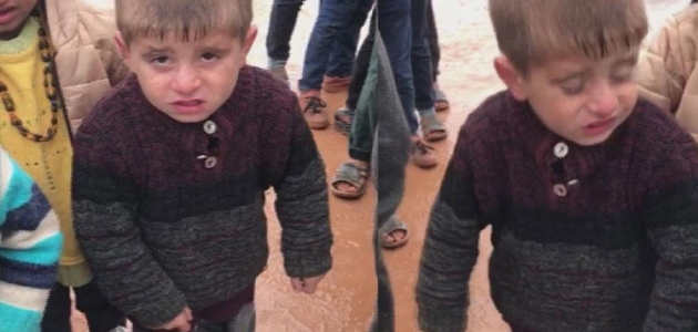İdlib’te görüntüleri yürek burkan çocuğa yardım eli