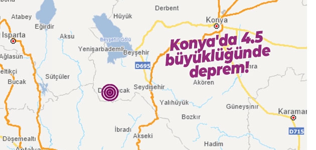 Konya’da deprem! Kızılay’dan açıklama: Gelişmeler takip ediliyor