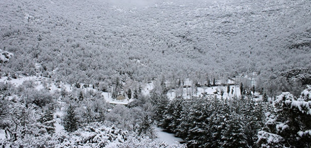 Konya’da kar yağışı