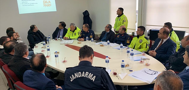 Seydişehir’de trafik güvenliği toplantısı yapıldı
