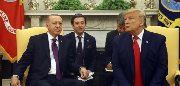 Erdoğan, Trump ile görüştü