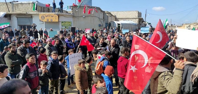 Suriyelilerden Bahar Kalkanı Harekatı’na destek