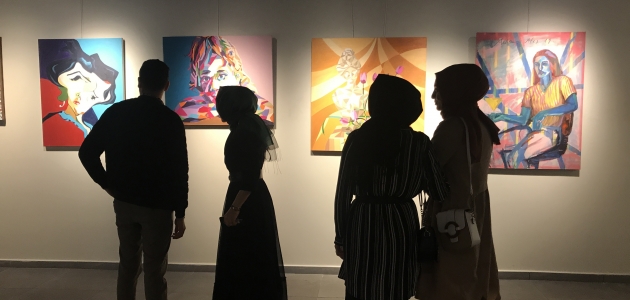 MEDAŞ Sanat Galerisinde öğrencilerden karma resim sergisi