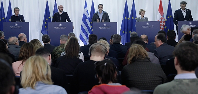 AB başkanlarından Yunanistan’a destek ziyareti