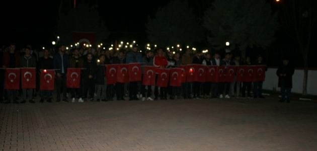Beyşehir’de KYK yurt öğrencilerinden Bahar Kalkanı Harekatı’na tam destek