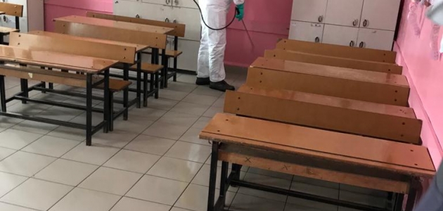 Kulu’daki okullarda koronavirüse karşı dezenfekte çalışmaları