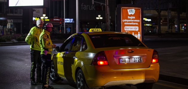 Plaka sınırlama uygulamasını ihlal eden taksiciye ceza kesildi