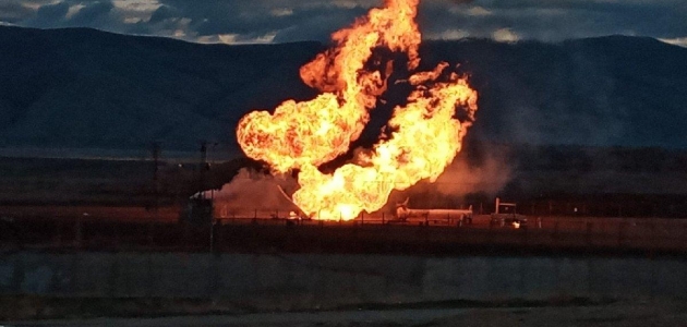 Ağrı’da Türkiye-İran doğal gaz boru hattında patlama