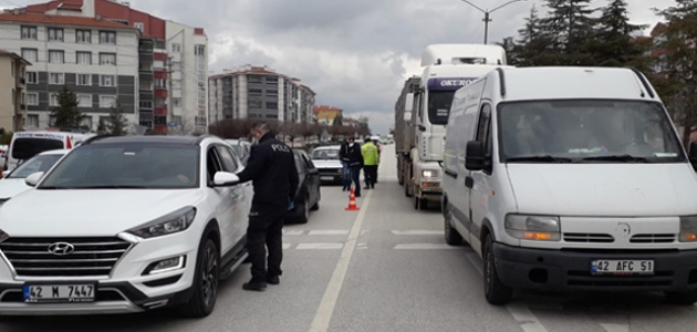 Ankara- Konya yolunda koronavirüs önlemleri