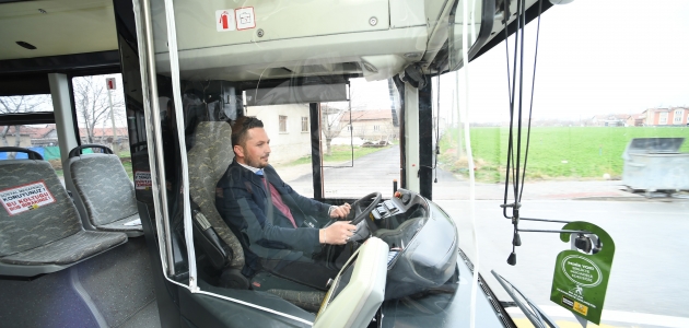 Konya Büyükşehir’den otobüslere şeffaf koruma kabini