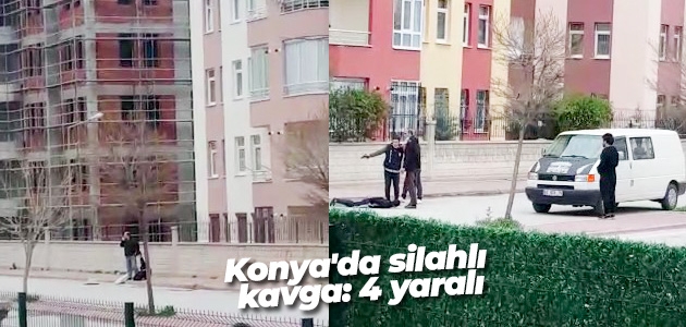 Konya’da silahlı kavga: 4 yaralı