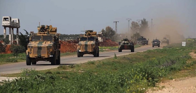 İdlib’deki M4 kara yolunda 5’inci Türk-Rus kara devriyesi icra edildi