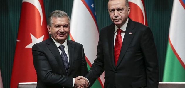 Erdoğan Özbekistan Cumhurbaşkanı Mirziyoyev ile telefonda görüştü