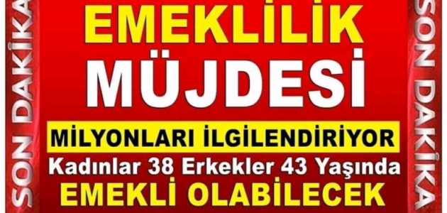 Kadınlar 38 Erkekler 43 Yaşında emekli olabilirler mi? EYT'de son durum nedir?