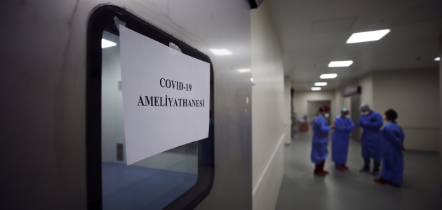 Konya’da koronavirüs ameliyathaneleri görüntülendi
