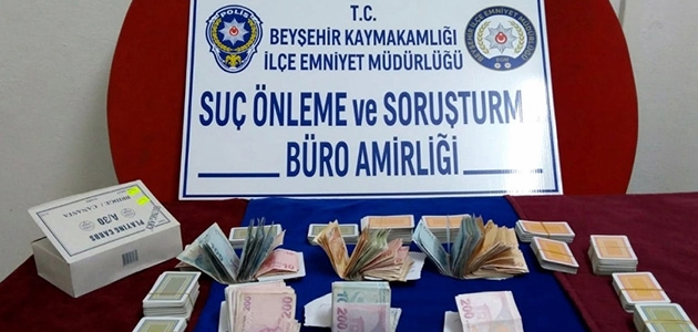 Konya’da kumar oynayan 10 kişiye 42 bin 825 lira ceza