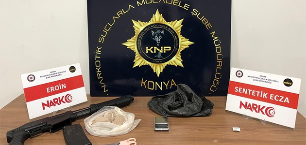Konya’da uyuşturucu operasyonunda 7 şüpheli gözaltına alındı