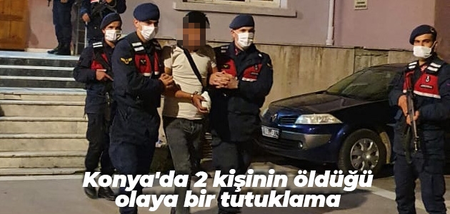 Konya’da 2 kişinin öldüğü olaya bir tutuklama