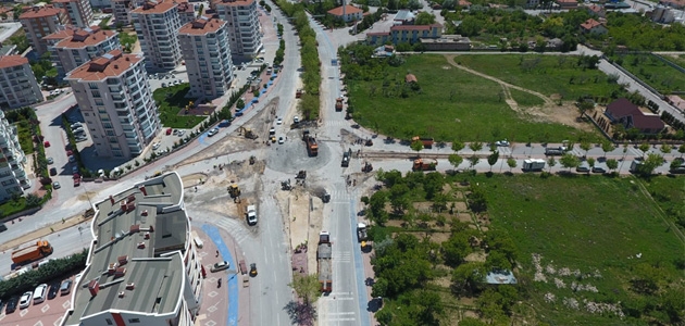 Konya’da trafiği rahatlatacak düzenlemeler devam ediyor