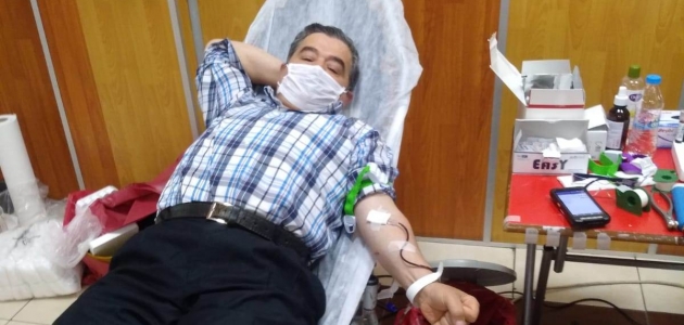 Seydişehir’de Türk Kızılay’ına kan bağışı
