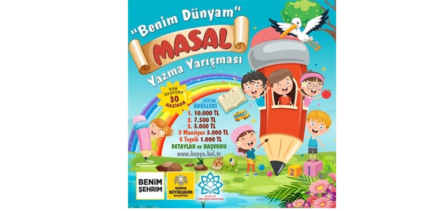 Konya Büyükşehir’den çocuklara yönelik masal yazma yarışması