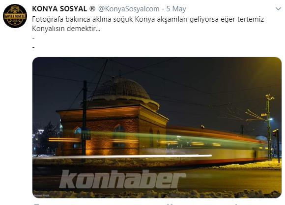 Konya ile ilgili atılmış en güzel tweetler