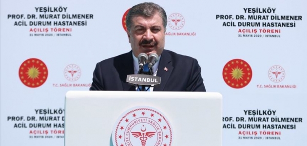 Sağlık Bakanı Koca: Acil durum hastanelerimiz Türkiye için zorunlu projelerdir