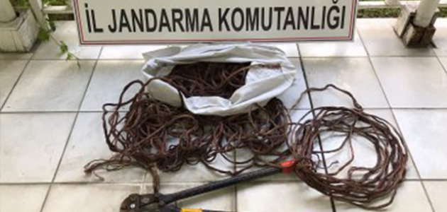 Konya’da kablo hırsızlığı! 2 tutuklama