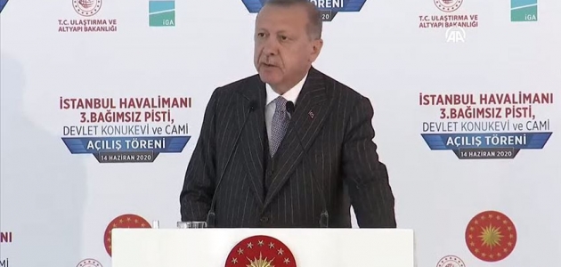Erdoğan: İstanbul Havalimanı 2023 hedeflerimizin sembollerinden biridir