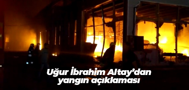 Konya Büyükşehir Belediye Başkanı Uğur İbrahim Altay: Yangını kontrol altına aldık