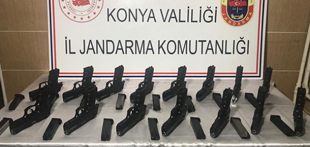 Konya’da silah operasyonu: 2 gözaltı