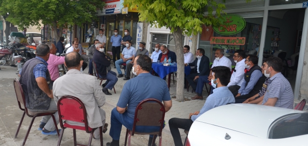 AK Parti Karapınar İlçe Teşkilatının mahalle ziyaretleri sürüyor