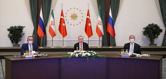 Türkiye-Rusya-İran Üçlü Videokonferans Zirvesi sonrası ortak açıklama
