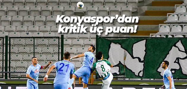 Konyaspor’dan kritik üç puan!