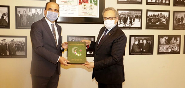 Başkan Altay Pakistan’ın Ankara Büyükelçisini ziyaret etti