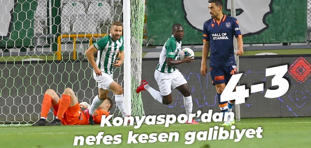 Nefes kesen maç Konyaspor’un 4-3