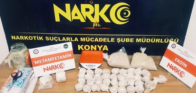Konya’da uyuşturucu operasyonu: 8 gözaltı