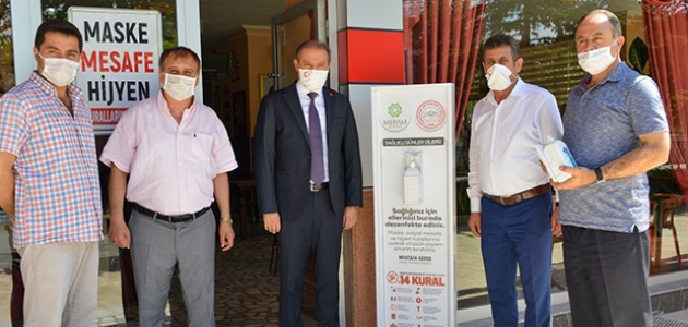 Meram’da koronavirüs mücadelesine devam ediyor