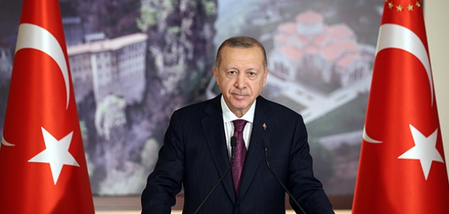 Erdoğan: Sümela Manastırı Türkiye’nin medeniyet mirasına sahip çıktığının örneği