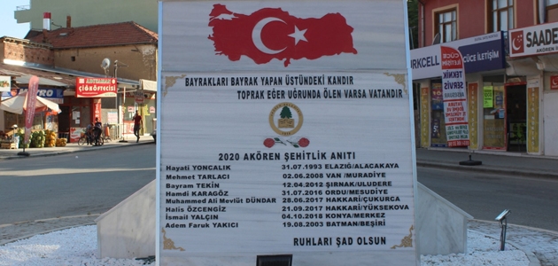Akören Belediyesinden, merhum Alparslan Türkeş’e vefa