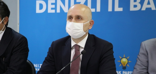 Bakan Karaismailoğlu, AK Parti Denizli İl Başkanlığı’nda konuştu
